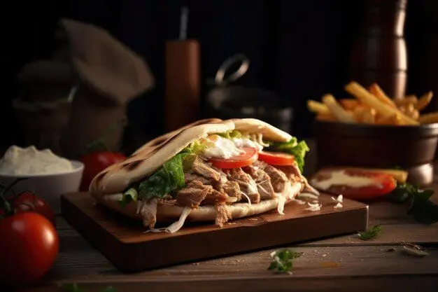 Mini Pitta Shawarma