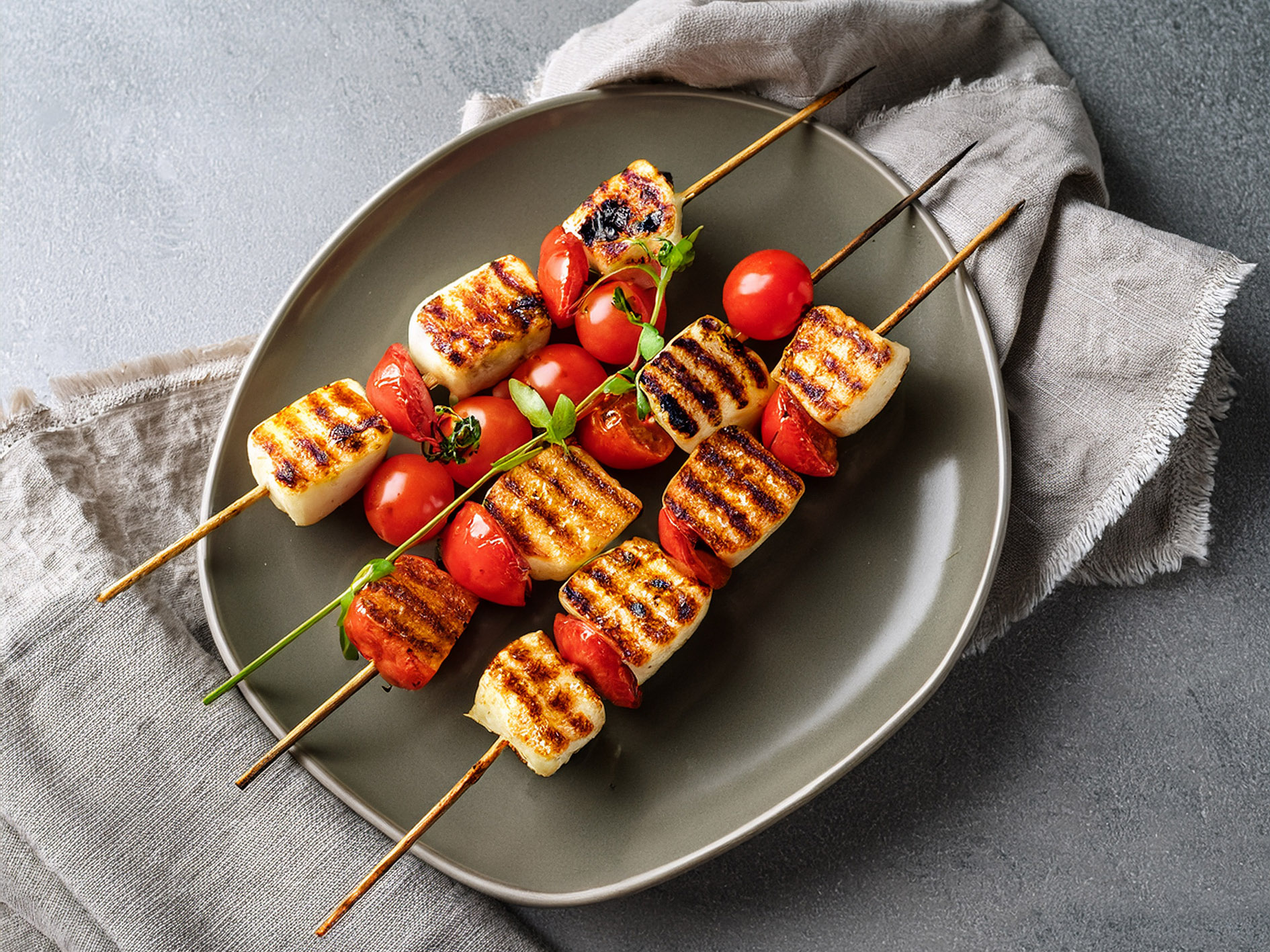 Grilled Halloumi Cheese