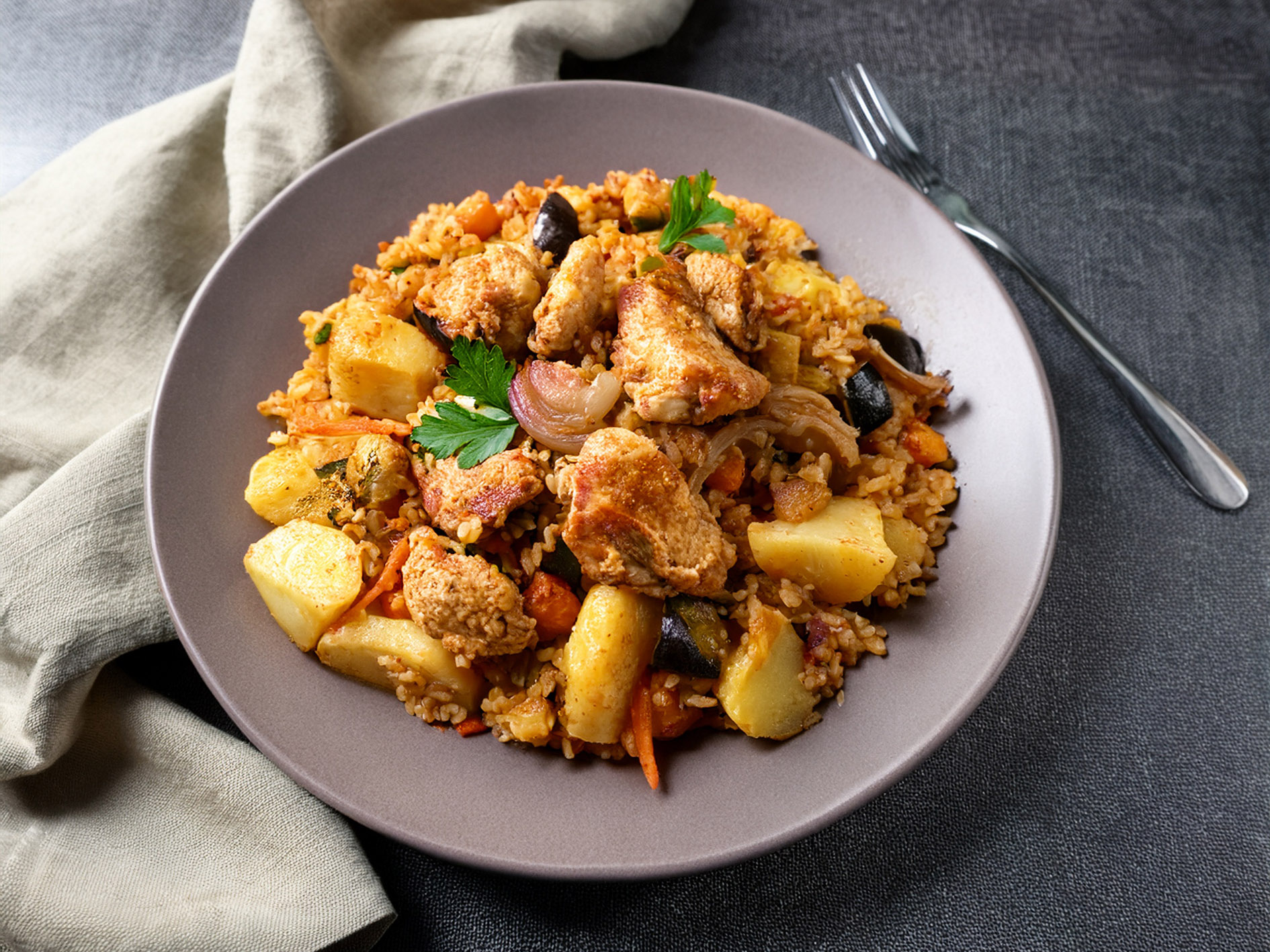 Palestinian Makloubeh